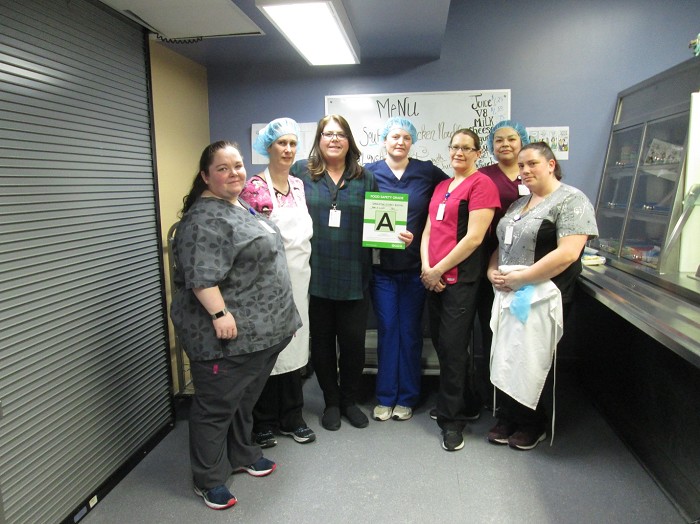 From left to right: Rebecca Chiponski, Kathryn Donylyk, Sylvie Rivest, Sasha Prystay, Joanne Nord, Emily Shawayahamish, Sarah O’Quinn. 